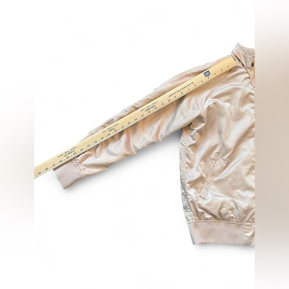 MEMBERS‎ ONLY LIGHT PINK SATIN JACKET - Picture 12 of 13